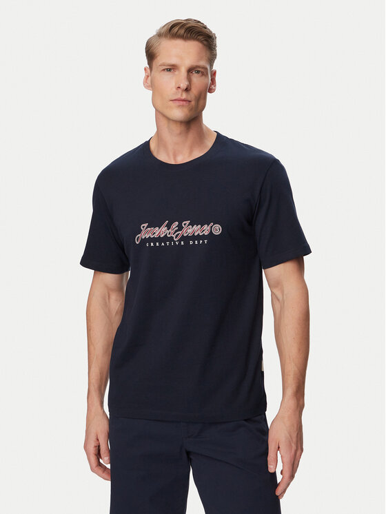 Jack & Jones Jack & Jones T-shirt Montauk Type 12290887 Blu Regular Fit