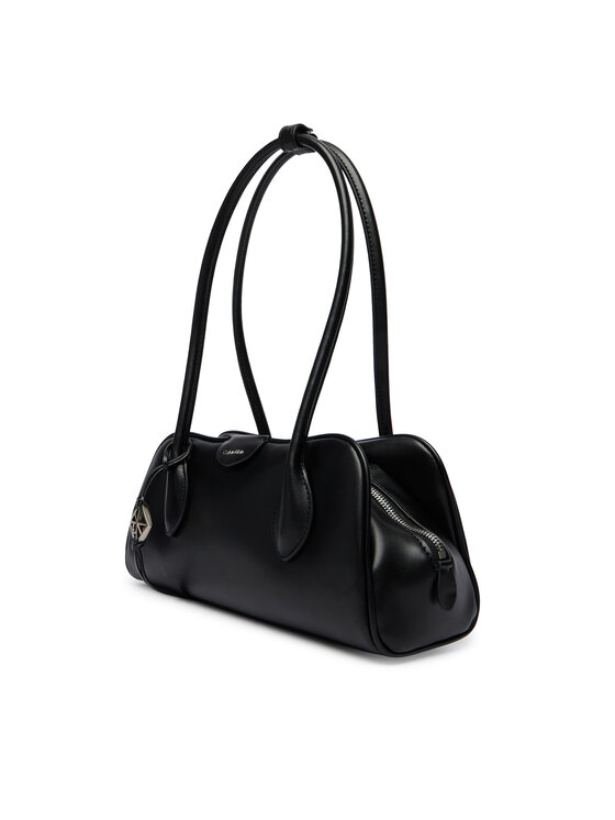 Calvin Klein Ročna torba Calvin Klein Emblem Trio Shoulder Bag LV04F3369G Črna