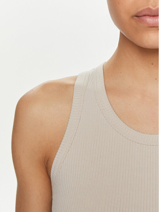 Calvin Klein Calvin Klein Marškinėliai K20K206554 Smėlio Slim Fit