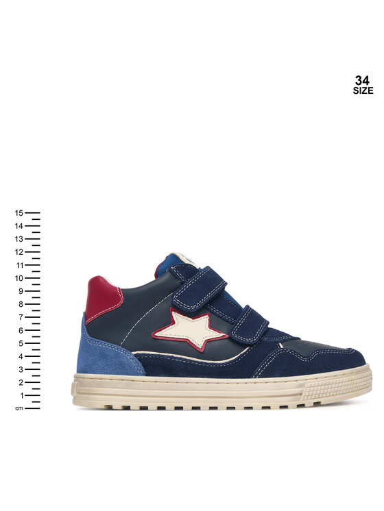 Naturino Sneakersy Naturino Hess High 3 VL 2018618 D Granatowy