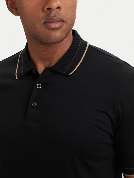 BOSS BOSS Polo H-Phillipson 195 50565587 Negro Slim Fit
