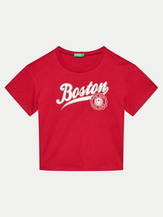 United Colors Of Benetton United Colors Of Benetton T-shirt 3096C10LG Rosso Regular Fit