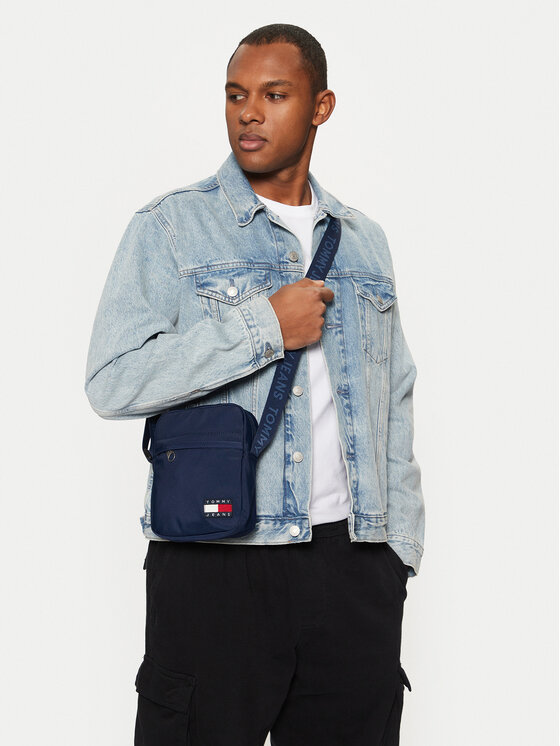 Tommy Jeans Geantă crossover Tommy Jeans AM0AM12903 Bleumarin