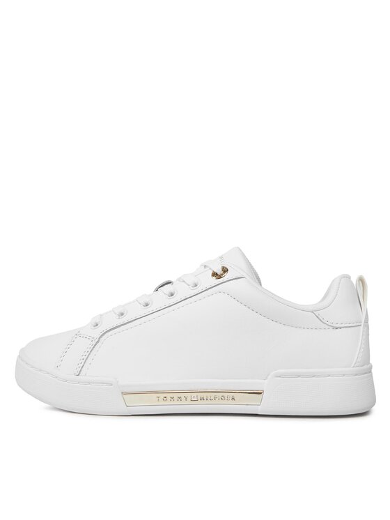 Tommy Hilfiger Sneakersy Tommy Hilfiger Chique Court Sneaker FW0FW07634 Biały