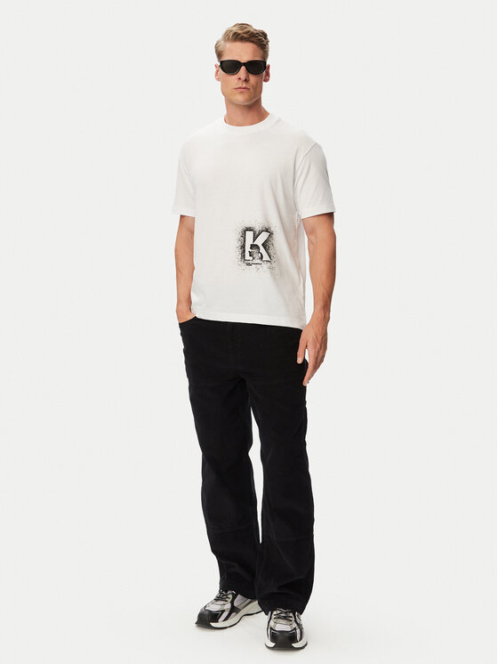 Karl Lagerfeld Jeans Karl Lagerfeld Jeans Camiseta B3M17029 Blanco Regular Fit