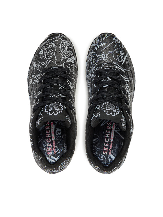 Skechers Superge Skechers Street Uno - Process Sketch 177972/BKW Črna