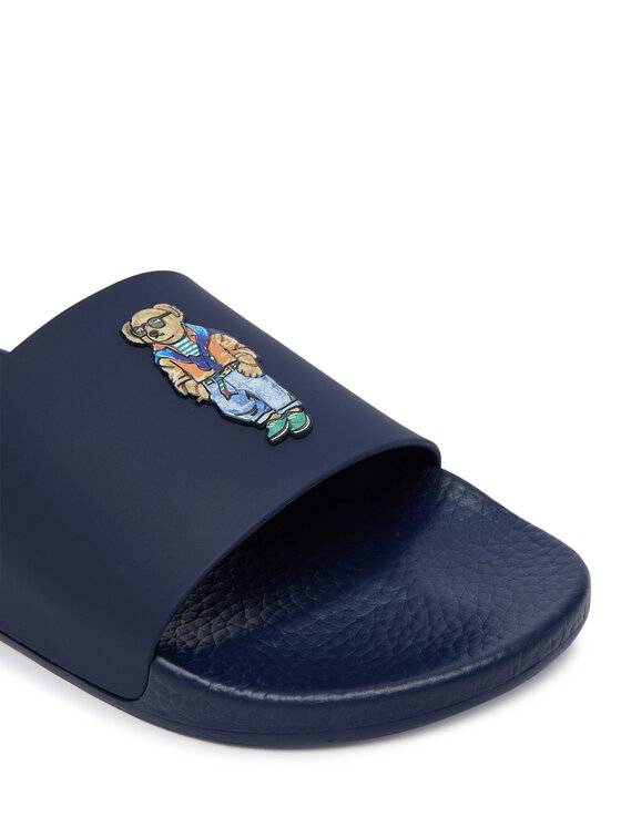 Polo Ralph Lauren Шльопанці Polo Ralph Lauren Polo Bear Slide 809P09762002 Cиній