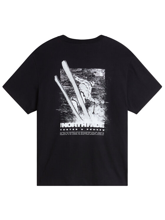 The North Face The North Face Camiseta Tested and Proven NF0A8H6CJK31 Negro Relaxed Fit
