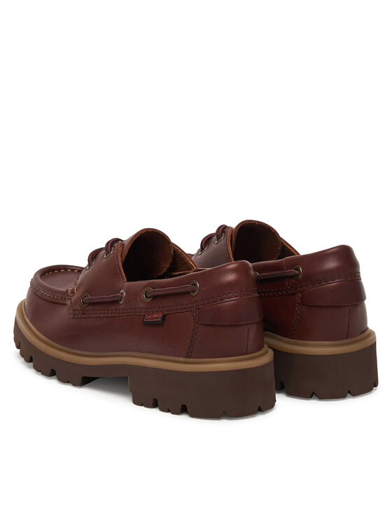 Clarks Туфлі Clarks Cleyhill Boat. 26187287 Коричневий