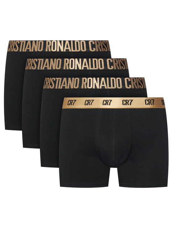 Cristiano Ronaldo CR7 Cristiano Ronaldo CR7 Conjunto de calzoncillos boxer 8104-49 Negro