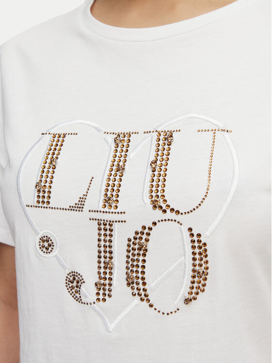 Liu Jo Liu Jo Camiseta WA6489 JS923 Blanco Regular Fit