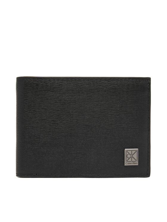Calvin Klein Portafoglio Calvin Klein Emblem Hw Trifold W/ Coin LV04D1283G Nero