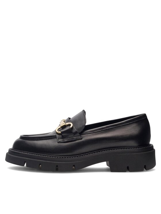 GINO ROSSI Loafersy Gino Rossi GRACE-I23-26370PE Černá