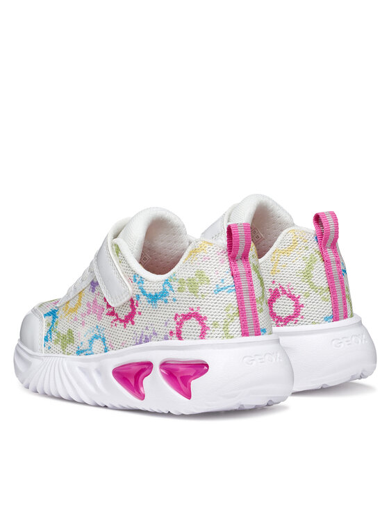Geox Laisvalaikio batai Geox J Assister Girl J45E9B 0GFHH C0653 M Balta