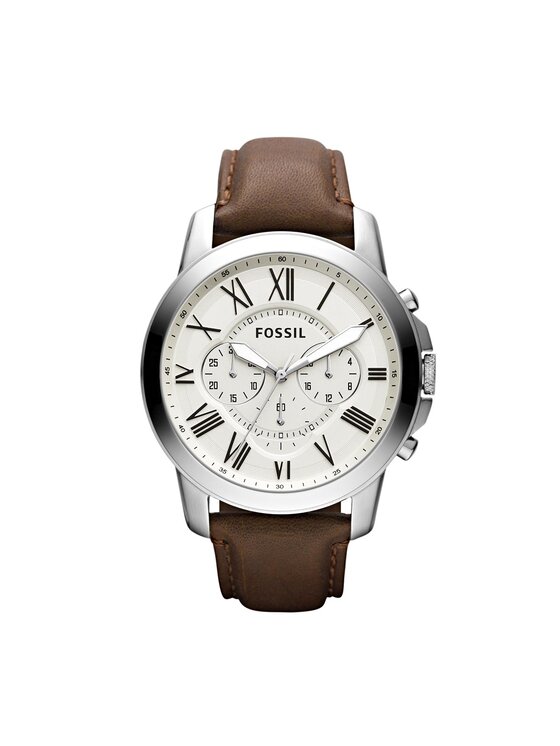 Fossil Годинник Fossil Grant FS4735 Коричневий