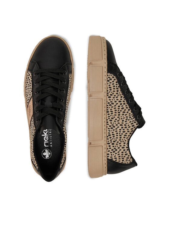 Rieker Sneakersy Rieker N5910-62 Černá