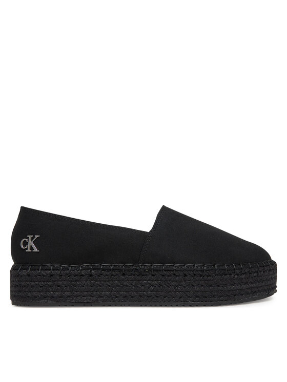 Calvin Klein Jeans Еспадрили Calvin Klein Jeans Flatform Esdparille Mg/Hdw YW0YW01737 Черен