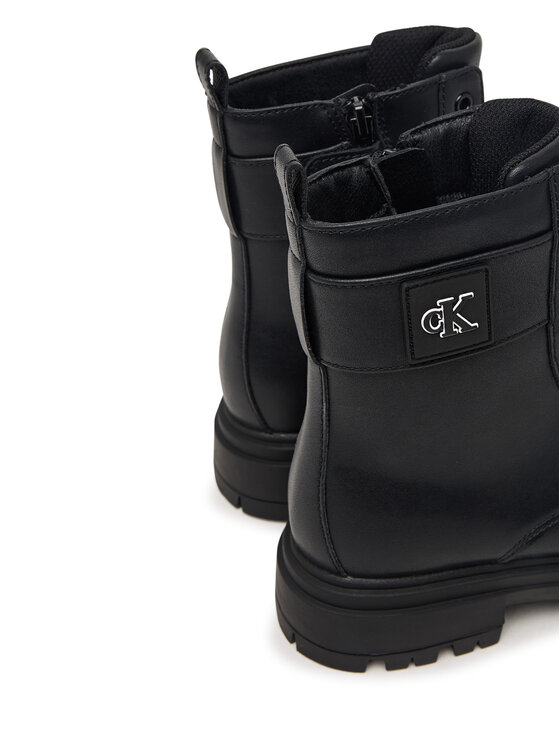 Calvin Klein Outdoorová obuv Calvin Klein Lace-Up Bootie V3A5-83420-1355 Čierna