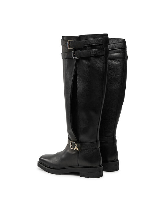 Patrizia Pepe Kozačky Patrizia Pepe 2Y0025/L034 Černá