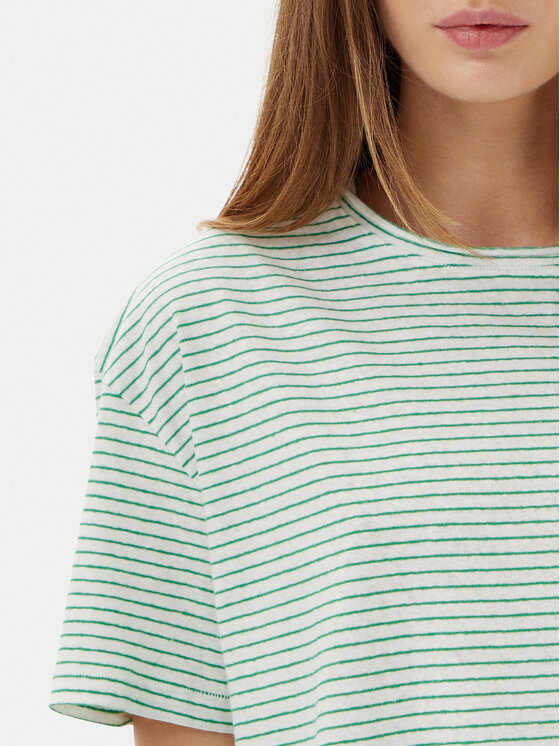 Tommy Hilfiger Tommy Hilfiger Majica WW0WW44553 Zelena Regular Fit