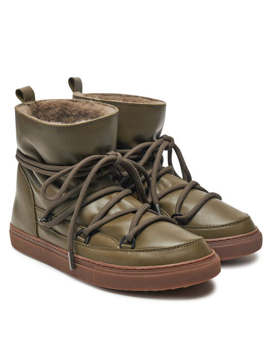 Inuikii Śniegowce Inuikii Full Leather 55102-087 Zielony