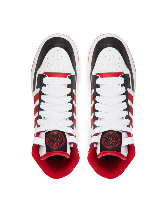 adidas Încălțăminte pentru baschet adidas Rapid Court Mid JR3160 Alb