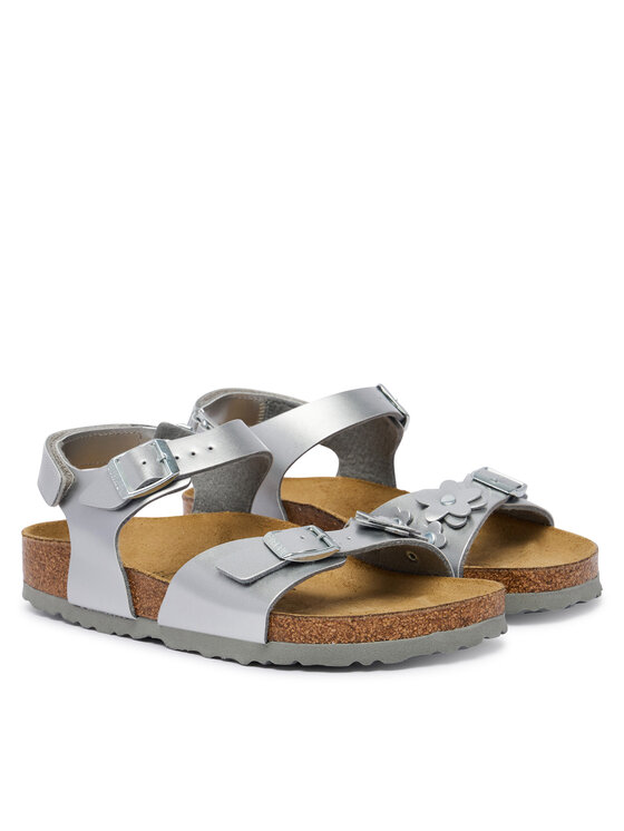 Birkenstock Босоніжки Birkenstock Rio As Flowers 1031702 D Срібний