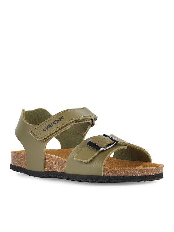 Geox Sandales Geox J Ghita Boy J028LB 000BC C3704 M Zaļš