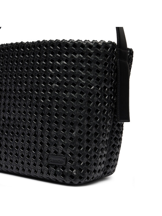 Calvin Klein Kabelka Calvin Klein Ck Braided Medium Shopper K60K612131 Čierna