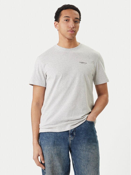 Element Element Camiseta Element Co ELYZT00603 Gris Regular Fit