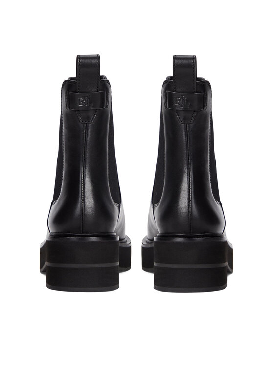 LAUREN RALPH LAUREN Členková obuv s elastickým prvkom LAUREN RALPH LAUREN 802945705001 Čierna