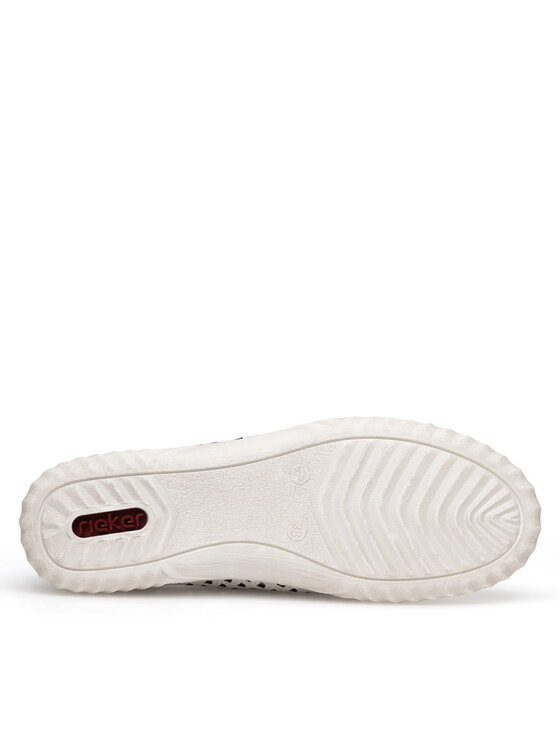 Rieker Pantofi Rieker N0965-80 Alb