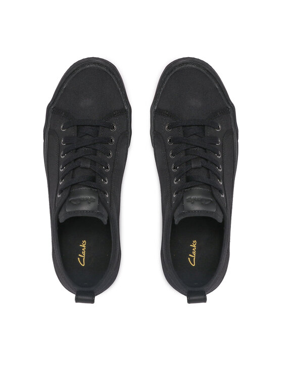 Clarks Teniși Clarks Roxby Lace 261654337 Negru