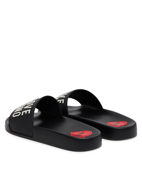 LOVE MOSCHINO Šľapky LOVE MOSCHINO JA28052G0MI14000 Čierna