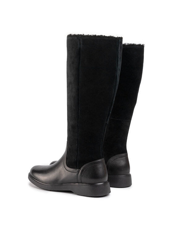 Clarks Μπότες Clarks Un Elda Hi 26145844 Μαύρο