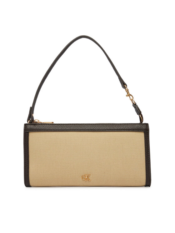 Calvin Klein Geantă Calvin Klein Ck Canvas Convertible Pouch LV04F1126G Bej
