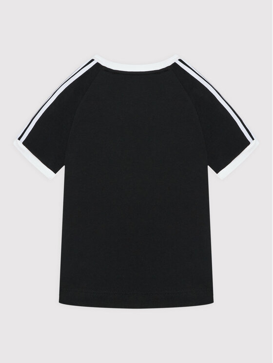adidas adidas Футболка 3-Stripe H35545 Чорний Regular Fit