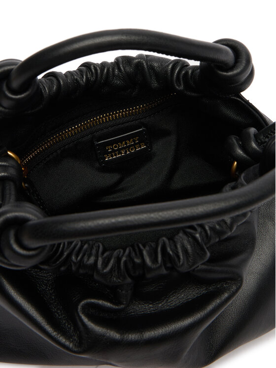 Tommy Hilfiger Borsetta Tommy Hilfiger Th Soft Leather Med Crossover AW0AW18369 Nero