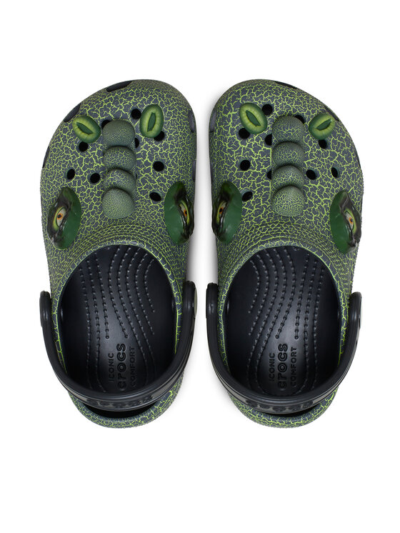 Crocs Шльопанці Crocs Classic IAM Scary Dino Clog T 211372 Чорний