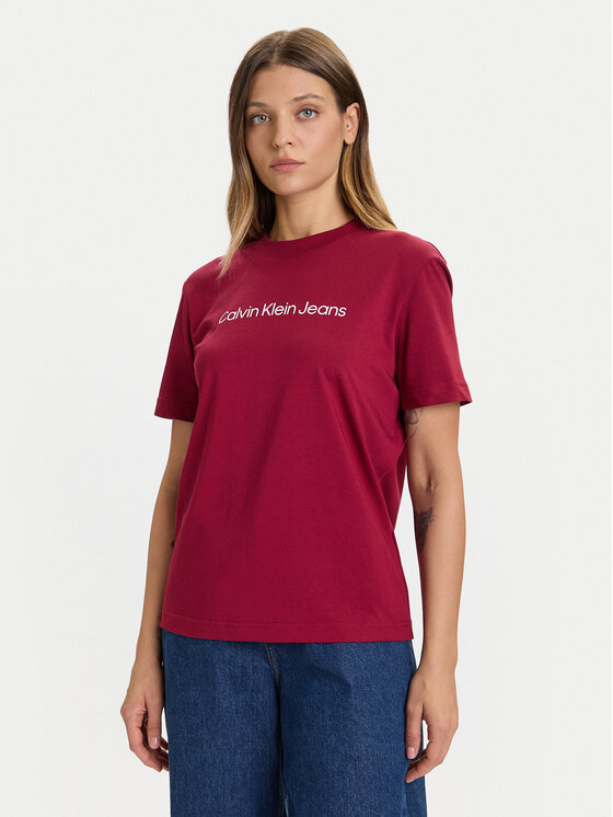 Calvin Klein Jeans Calvin Klein Jeans Camiseta LV047C912G Rojo Regular Fit