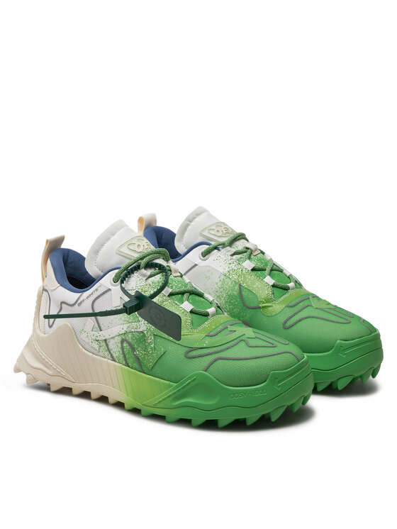 Off-White Sneakersy Off-White OMIA139S22FAB0020155 Zielony