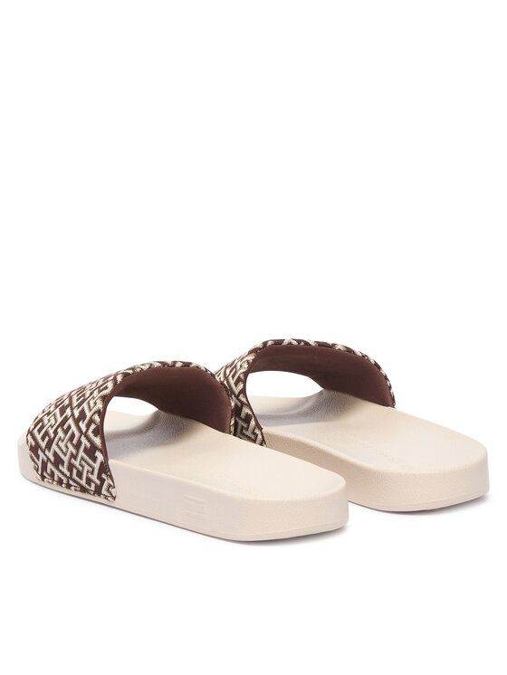 Tommy Hilfiger Chanclas Tommy Hilfiger Monogram Pool Slide FW0FW09423 Marrón
