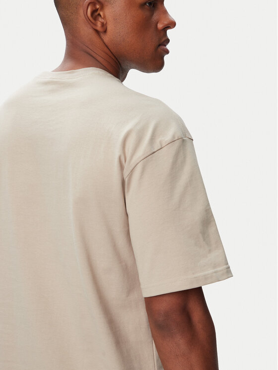 adidas adidas Camiseta Trefoil Essentials IA7548 Beige claro Loose Fit
