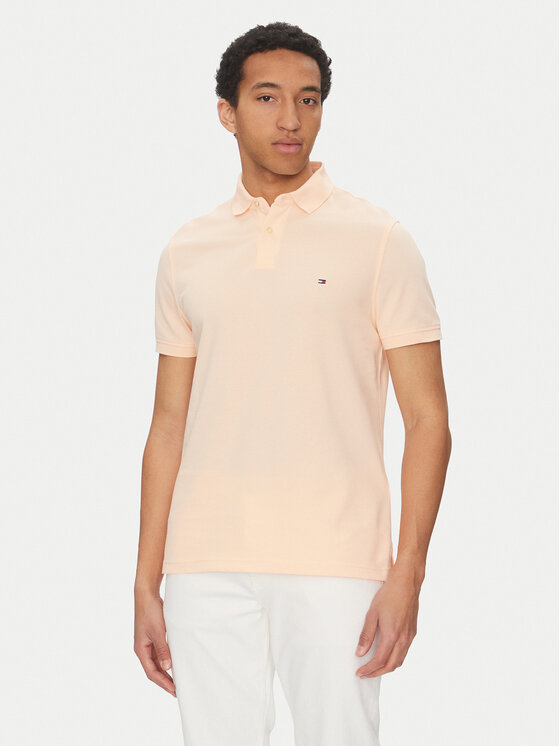 Tommy Hilfiger Tommy Hilfiger Polo marškinėliai 1985 MW0MW17770 Koralų Regular Fit