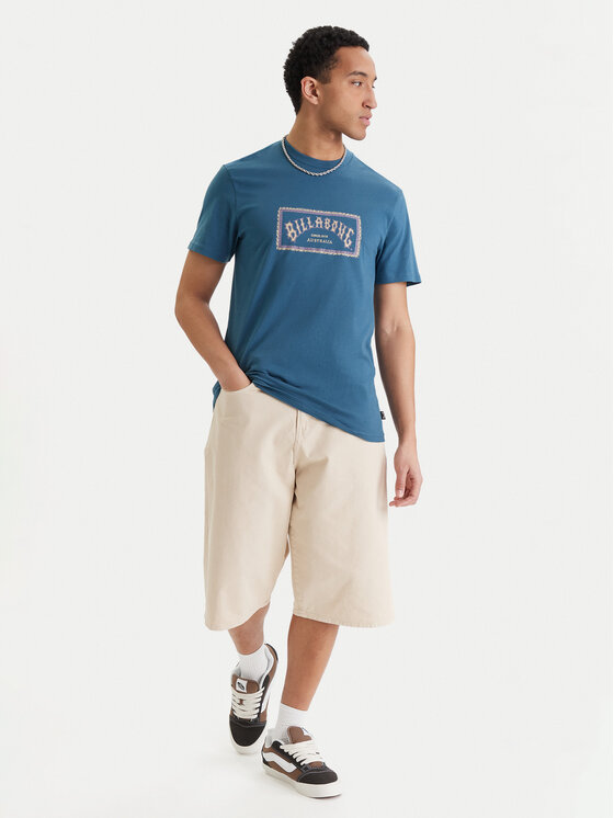 Billabong Billabong Camiseta Arch Frame EBYZT00341 Azul Regular Fit