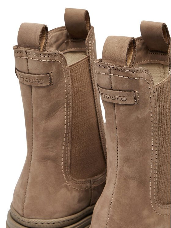 Tamaris Členková obuv s elastickým prvkom Tamaris 1-25901-41 Hnedá