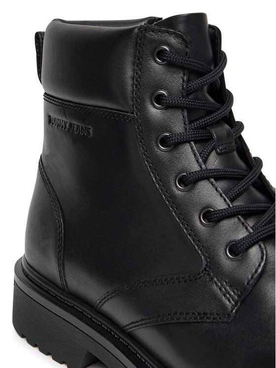 Tommy Jeans Kozaki Tommy Jeans EM0EM01706 Czarny