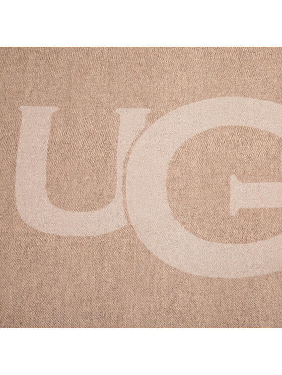 Ugg Chal Ugg W Woven Ugg Logo Scarf 18769 Beis