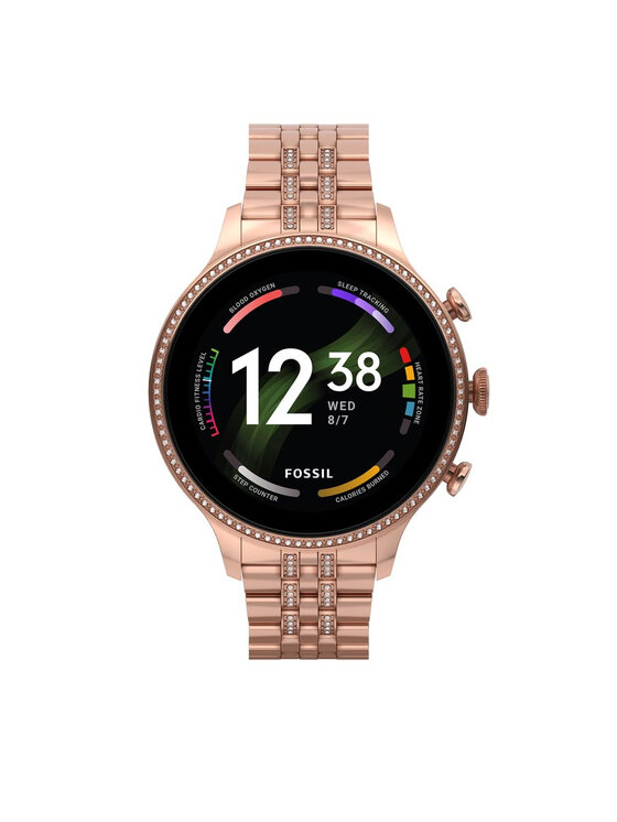 Fossil Smart hodinky Fossil Gen 6 FTW6077 Zlatá