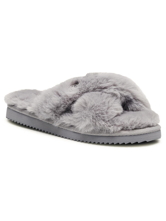 MICHAEL Michael Kors Papuče MICHAEL Michael Kors Lala Slipper 40R1LAFP1D Sivá
